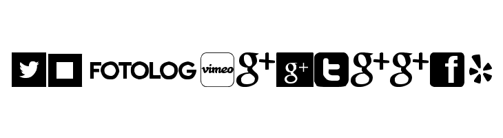 Social logos tfb  Free Fonts Download