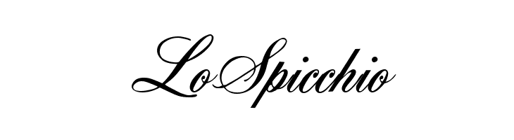 LoSpicchio Quill Font