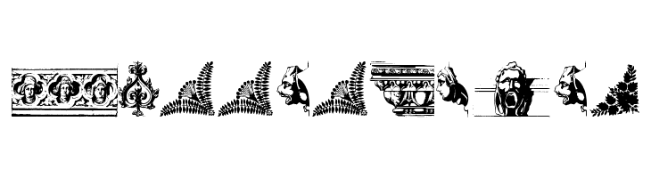 old ornaments  Free Fonts Download