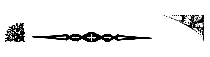 old ornaments  Free Fonts Download