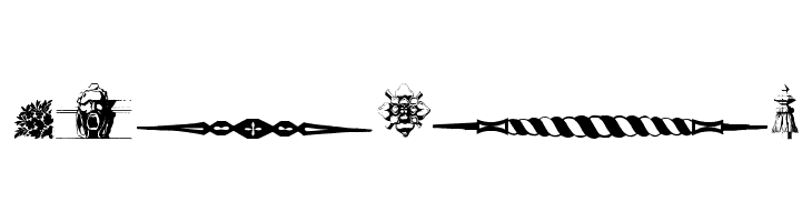 old ornaments  Free Fonts Download