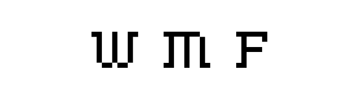 D3 LiteBitMapism Selif  Free Fonts Download