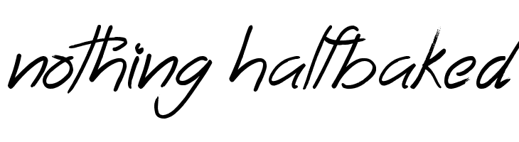nothing%2Bhalfbaked Tims Grocery Store Font