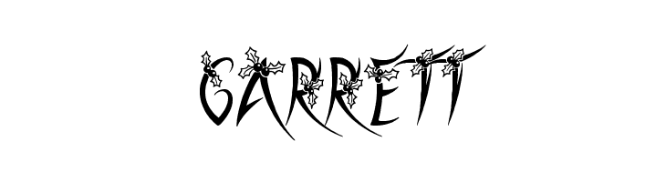 Holly Christmas  Free Fonts Download