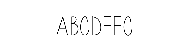 ABCDEFG Isabelle Layne Font