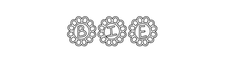 Flower Power Hollow  Free Fonts Download