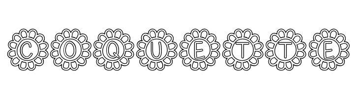 Flower Power Hollow  Free Fonts Download