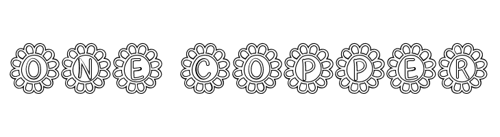 Flower Power Hollow  Free Fonts Download