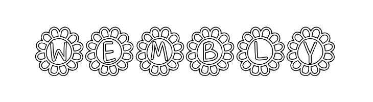 Flower Power Hollow  Free Fonts Download