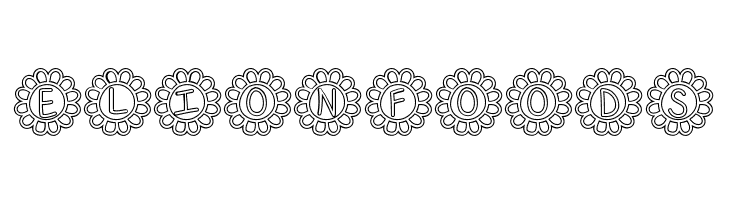 Flower Power Hollow  Free Fonts Download