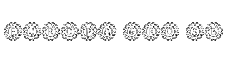 Flower Power Hollow  Free Fonts Download