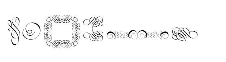 Cornucopia of Ornaments  Free Fonts Download