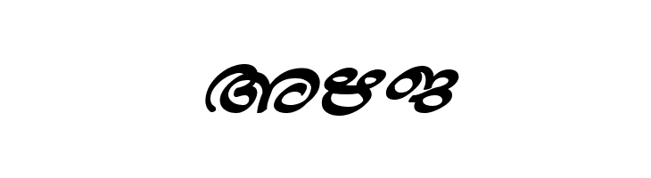 ML-TTJaya BoldItalic  Free Fonts Download