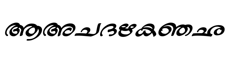 ML-TTJaya BoldItalic  Free Fonts Download