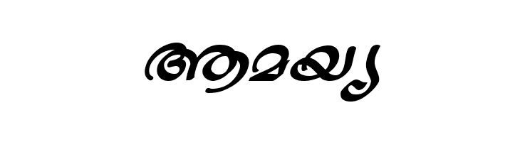 ML-TTJaya BoldItalic  Free Fonts Download