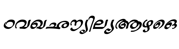 ML-TTJaya BoldItalic  Free Fonts Download