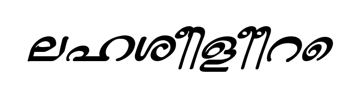 ML-TTJaya BoldItalic  Free Fonts Download