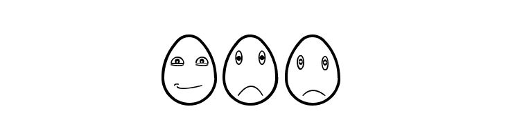 eggfaces tfb  Free Fonts Download