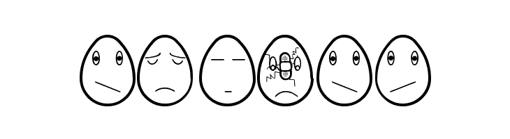 eggfaces tfb  Free Fonts Download