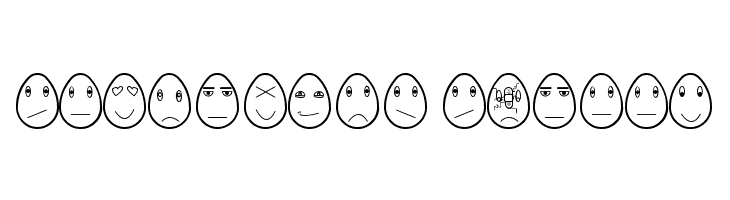 eggfaces tfb  Free Fonts Download