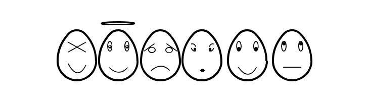 eggfaces tfb  Free Fonts Download