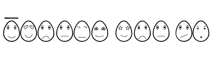 eggfaces tfb  Free Fonts Download