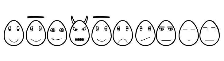 eggfaces tfb  Free Fonts Download