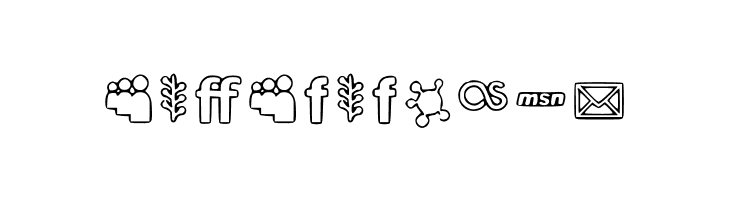 Social Media Icons  Free Fonts Download