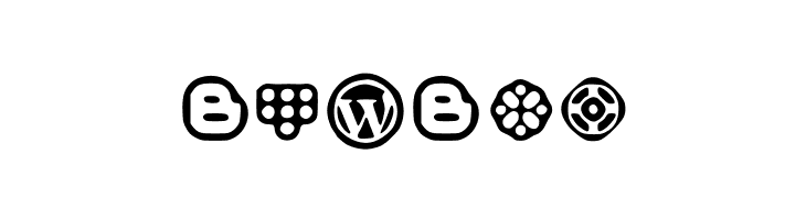 Social Media Icons Bold  Free Fonts Download