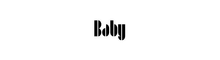 42Stencil Regular  Free Fonts Download