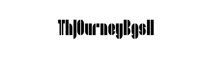 42Stencil Regular  Free Fonts Download