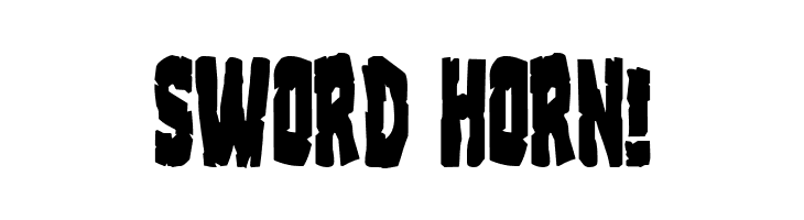 SWORD%2BHORN%2521 Clubber Lang Regular Font