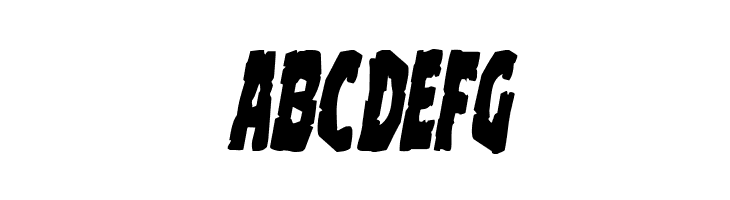 Clubber Lang Italic  Free Fonts Download