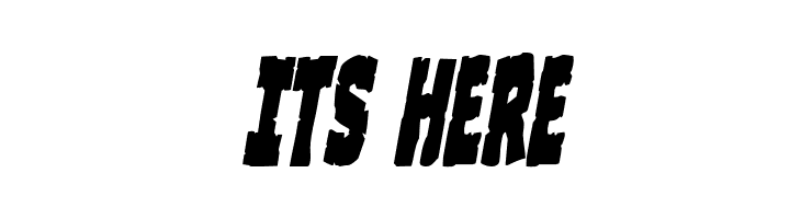 Clubber Lang Italic  Free Fonts Download