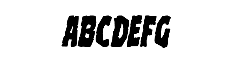 Clubber Lang Expanded Italic  Free Fonts Download