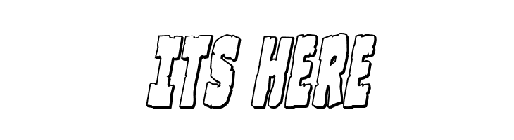 Clubber Lang 3D Italic  Free Fonts Download