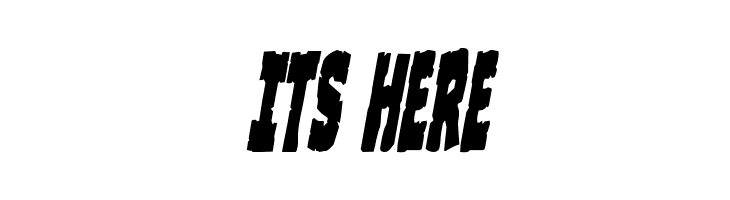 Clubber Lang Condensed Italic  Free Fonts Download