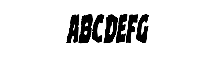 Clubber Lang Rotalic  Free Fonts Download