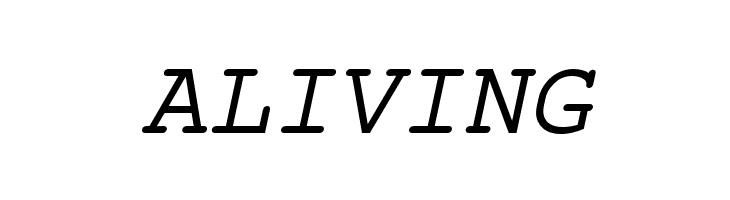 ER Kurier 1251 Italic  Free Fonts Download