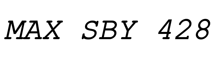 ER Kurier 1251 Italic  Free Fonts Download