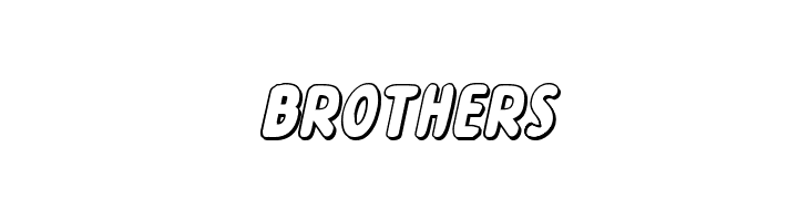 Excelsior Comics 3D Italic  Free Fonts Download