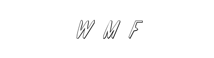 Drafting Table 3D Italic  Free Fonts Download