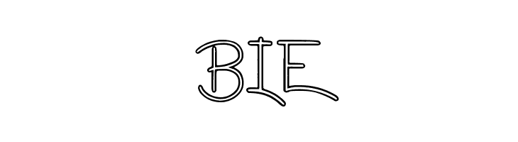 Lazy Girls hollow  Free Fonts Download