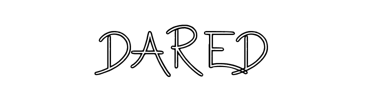 Lazy Girls hollow  Free Fonts Download