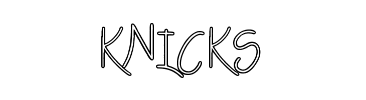 Lazy Girls hollow  Free Fonts Download
