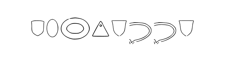 Labels Outline  Free Fonts Download