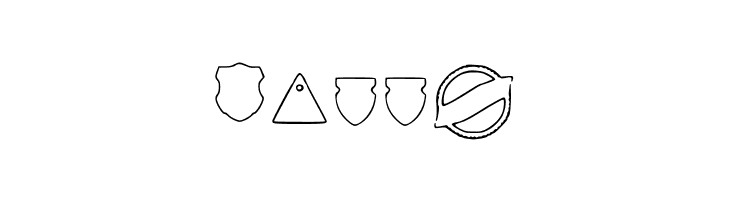 Labels Outline  Free Fonts Download