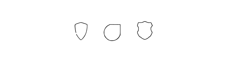 Labels Outline  Free Fonts Download