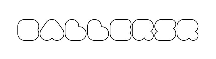 superbubbles Outline  Free Fonts Download