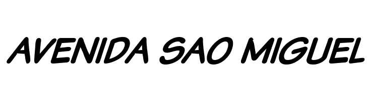 VTCSundaykomixcapsboldItalic  Free Fonts Download